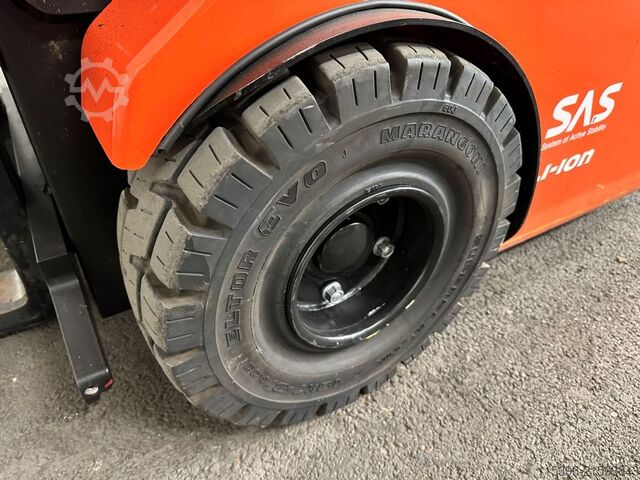 Elektro 3 Rad-Stapler Toyota 7FBEST10 - TRIPLEX 6 m - 756 Stunden !!!