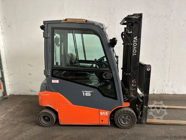 Elektro 4 Rad-Stapler Toyota 8FBM16T - FREIHUB-MAST !!!