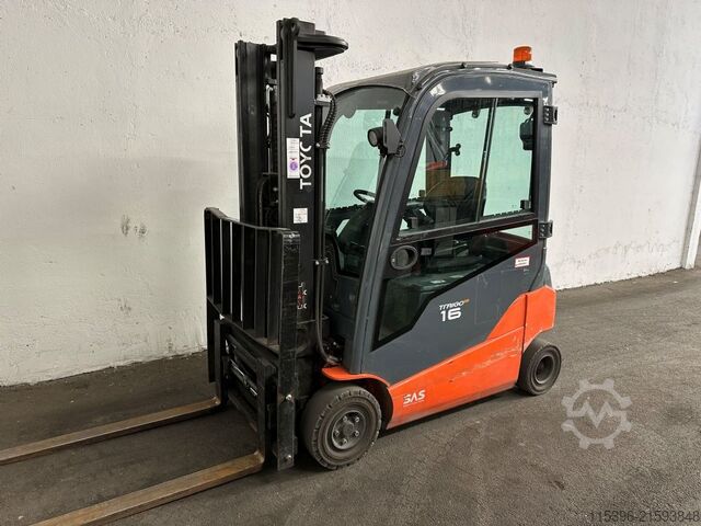 Elektro 4 Rad-Stapler Toyota 8FBM16T - FREIHUB-MAST !!!