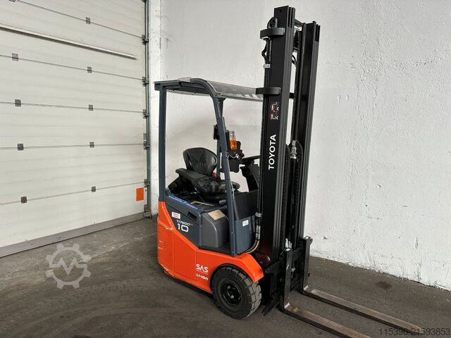 Elektro 3 Rad-Stapler Toyota 7FBEST10 - TRIPLEX 6 m - 688 Stunden !!!