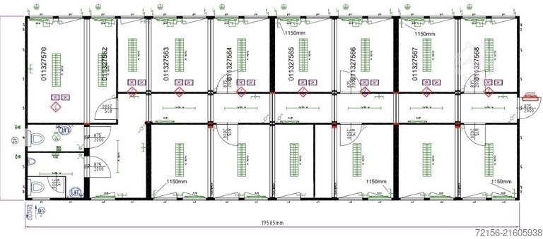Container Containeranlage Container 142m² Bürocontainer Container