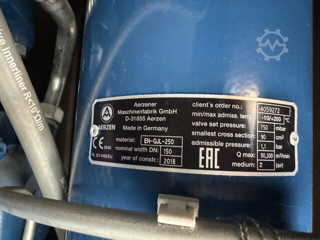 Rotary Lobe Compressor Aerzen Delta Hybrid D75L