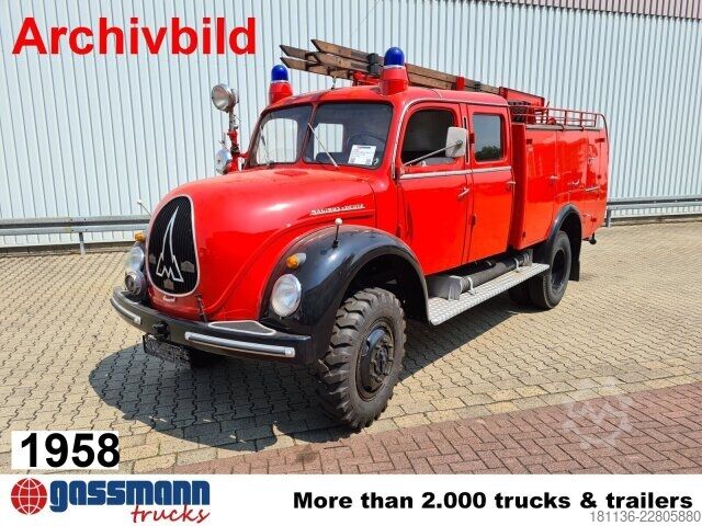 Fire truck Magirus Deutz A 3500/6, ELF/TLF 16/25, 4x4 Feuerwehr