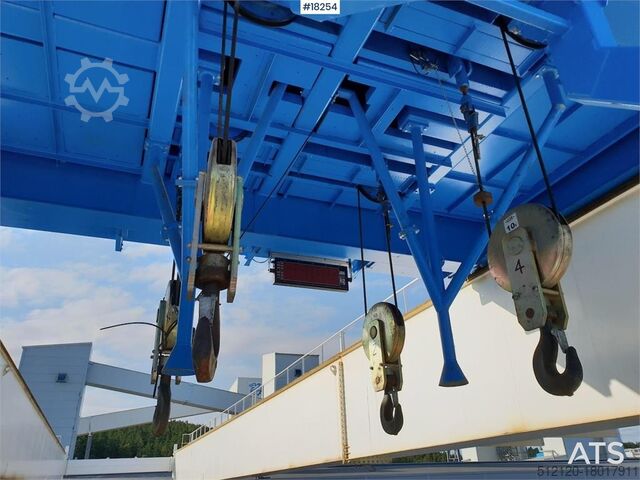 Hubwerkzeug Gantry crane. 4x10 tons.