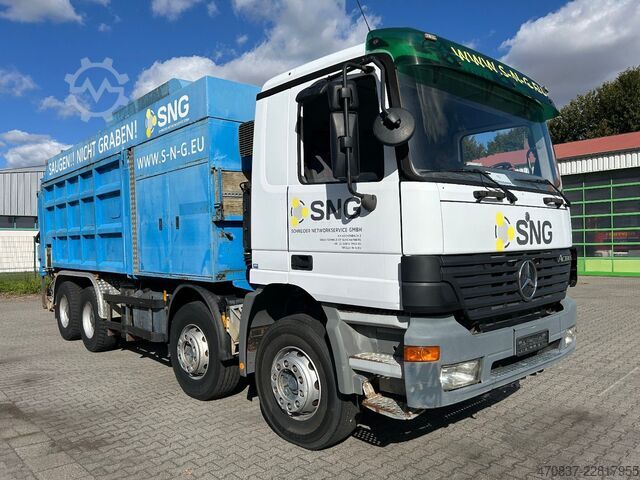 LKW mit Tankaufbau MERCEDES-BENZ Actros 4140 / Saugbagger RSP32-7 / 2 x Turbine