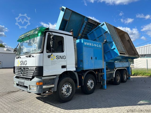 LKW mit Tankaufbau MERCEDES-BENZ Actros 4140 / Saugbagger RSP32-7 / 2 x Turbine