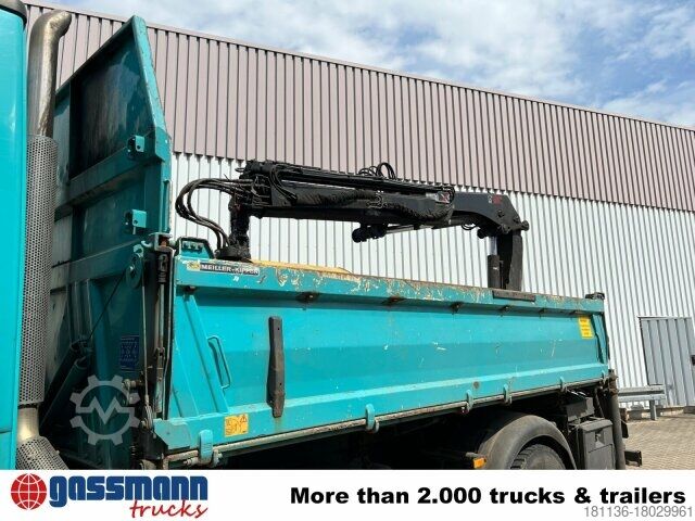 Kipper LKW Mercedes-Benz Actros 1832 K 4x2 mit Heckkran Hiab XS 099ES-2