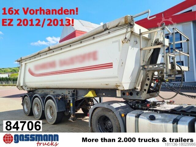 Tipper semitrailer Schmitz SKI 24 SL 7.2, Stahlmulde ca. 25m³, Liftachse