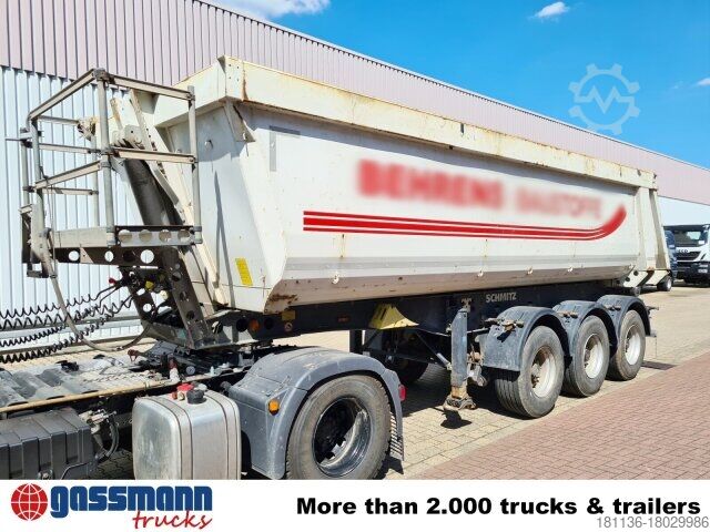 Tipper semitrailer Schmitz SKI 24 SL 7.2, Stahlmulde ca. 25m³, Liftachse