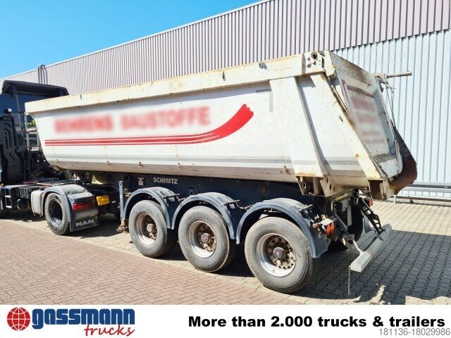 Tipper semitrailer Schmitz SKI 24 SL 7.2, Stahlmulde ca. 25m³, Liftachse