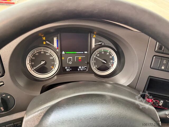 Kühl-/Tiefkühltransport DAF LF 220 EURO 6  BLATT/BLATT -LAMMES/LAMMES - SCH...