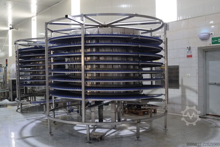 Spiral Cooling Conveyor/Food Processing Custom / OEM (Stainless Steel) Ambient Spiral Cooling Conveyor Tower