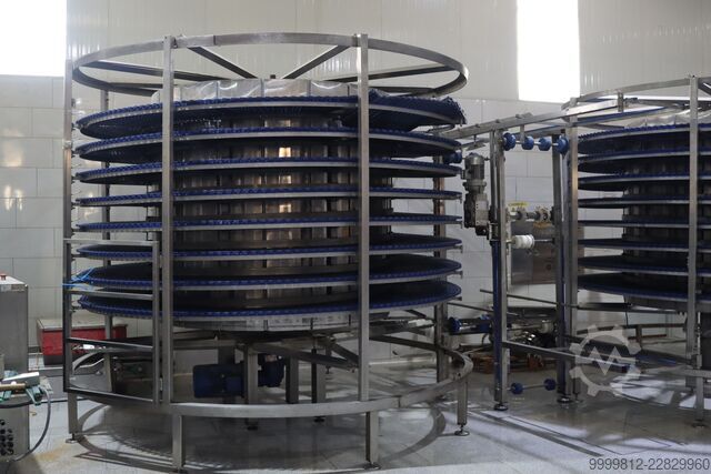 Spiral Cooling Conveyor/Food Processing Custom / OEM (Stainless Steel) Ambient Spiral Cooling Conveyor Tower