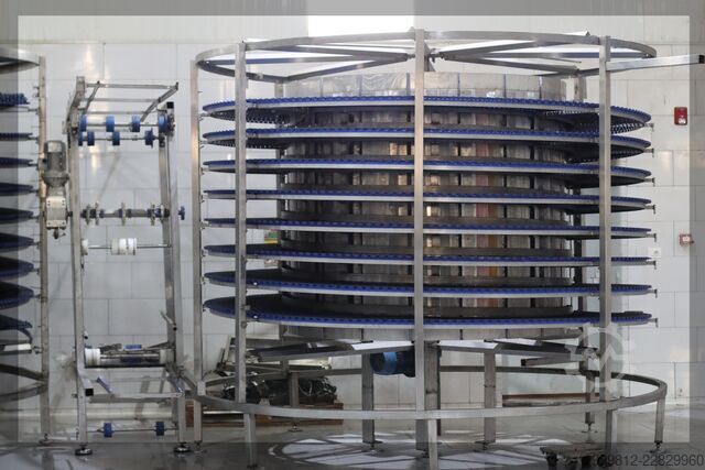 Spiral Cooling Conveyor/Food Processing Custom / OEM (Stainless Steel) Ambient Spiral Cooling Conveyor Tower