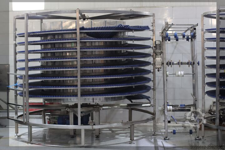 Spiral Cooling Conveyor/Food Processing Custom / OEM (Stainless Steel) Ambient Spiral Cooling Conveyor Tower
