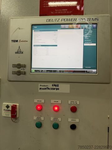 Block heat and power plant MWM TCG 2016 V16