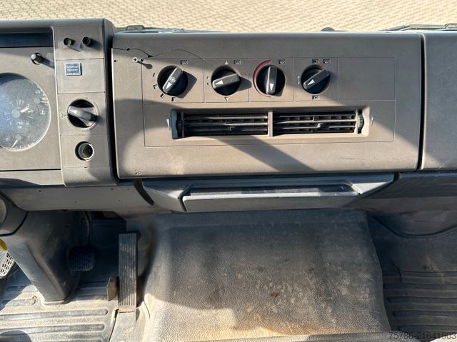 Transporter mit Kipper MERCEDES-BENZ 814 BB Abrollkipper/ Meiller City Haken/ 2x AHK