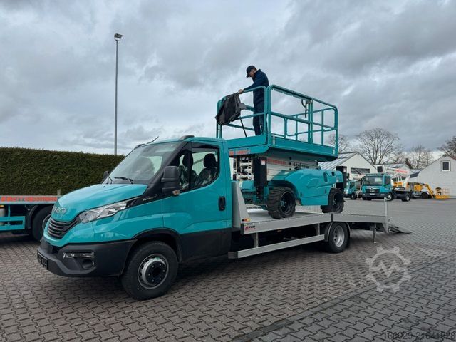 Pritschenwagen IVECO Maschinentransporter Arbeitsbühnentransporter