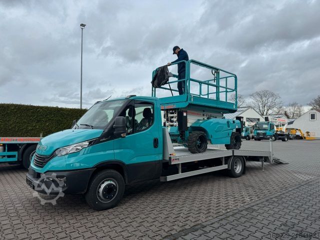 Abschleppwagen IVECO Maschinentransporter Arbeitsbühnentransporter