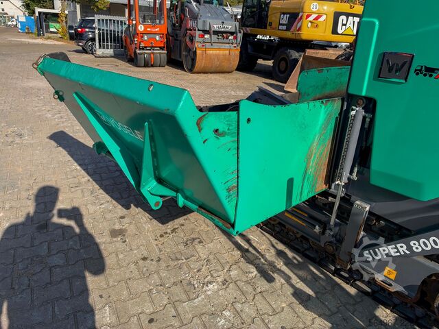 Wheeled asphalt paver Vögele Super 800-3i 55,4 kW 6500 kg