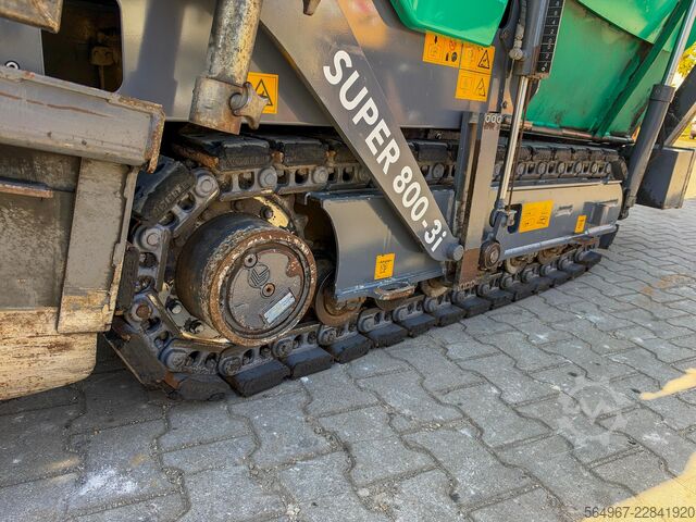 Wheeled asphalt paver Vögele Super 800-3i 55,4 kW 6500 kg