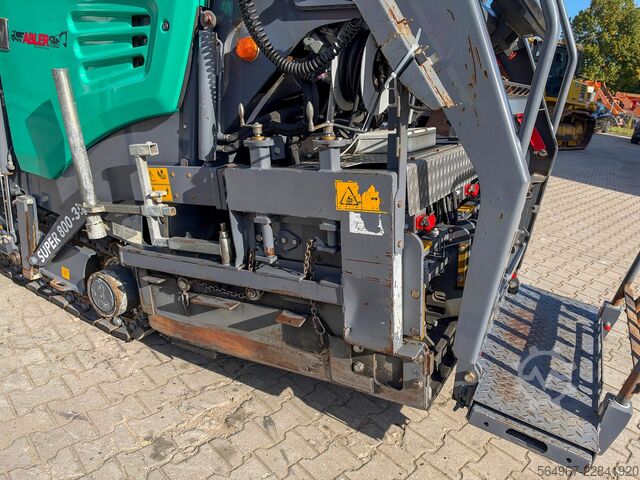 Wheeled asphalt paver Vögele Super 800-3i 55,4 kW 6500 kg