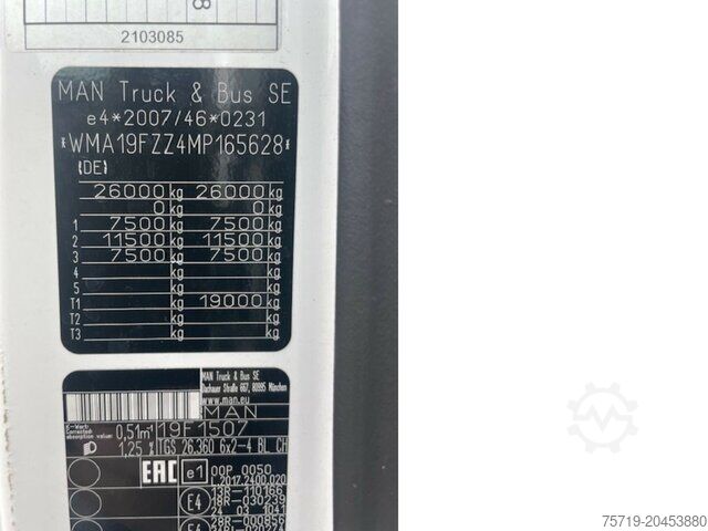 Müllwagen MAN 26.360 TGS 6x2 Zöller Medium X2