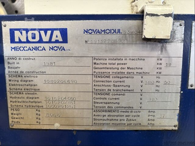 Cylindrical grinding machine Meccanica Nova S.p.A. NOVAMODUL S3M 0411 HWF