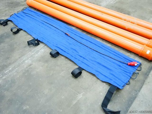 Electric blankets for plastic pipes  