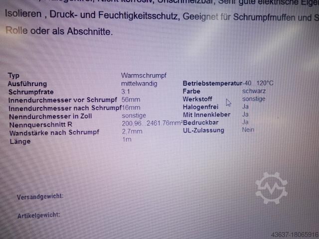 Shrinking tube Cellpack  SRH2 56-16 / 1000