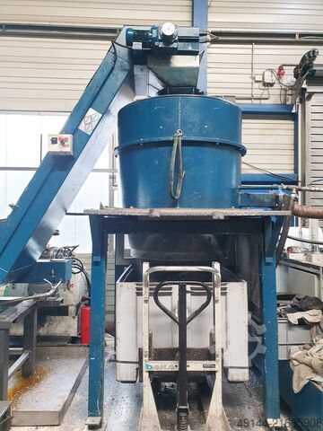 Chip processing plant SPYRA Komplettanlage Zentrifuge, Förderer, Zerkleinerer