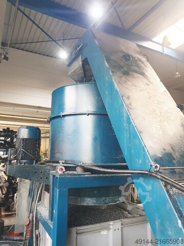 Chip processing plant SPYRA Komplettanlage Zentrifuge, Förderer, Zerkleinerer