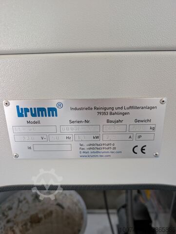 Industrielle Reinigungskabine Krumm RK 30