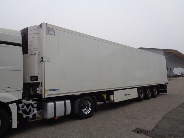 Kühlauflieger KRONE SD Carrier Doppelstock Trennwand Liftachse