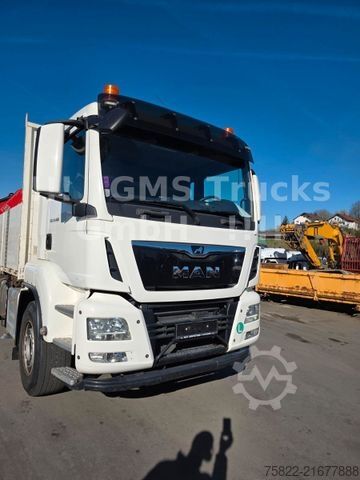 LKW mit Pritsche (offen) MAN TGS 35.460 / 8X4 / 28m Kran Fassi 365 + Flyjib