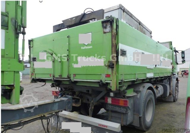 Dreiseitenkipper LKW MERCEDES-BENZ Axor 1829 / E5 / ALU Kipper / Atlas Kran