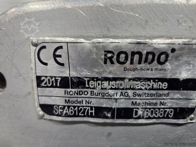 Teigausrollmaschine Rondo Compas HD Series SFA6127H Pastry Sheeter