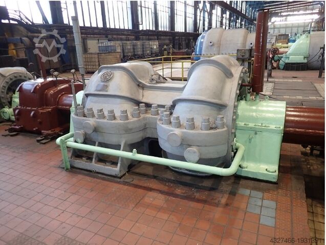 Steam turbine 1. Brněnská strojírna Turbocharger set 6,2MW