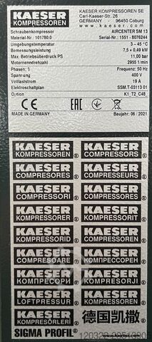 Screw air compressor Kaeser SM 13