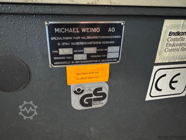 Knife grinding machine WEINIG Rondamat 925