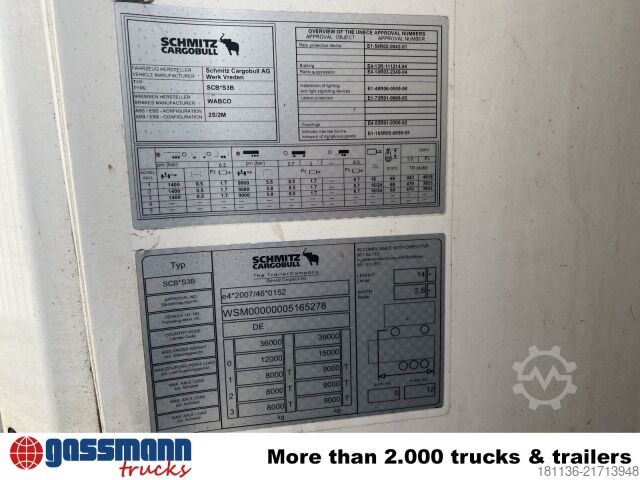 Reefer semitrailer Schmitz SKO 24/L-13.4 FP 45 Cool, Mega, Carrier,