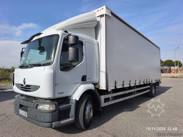 Platform truck with canopy RENAULT 18.300 MIDLUM EURO 5