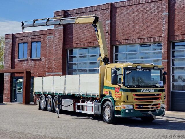 Crane truck Scania P400 8x4*4 - Palfinger PK18002-EH Crane - Exten...