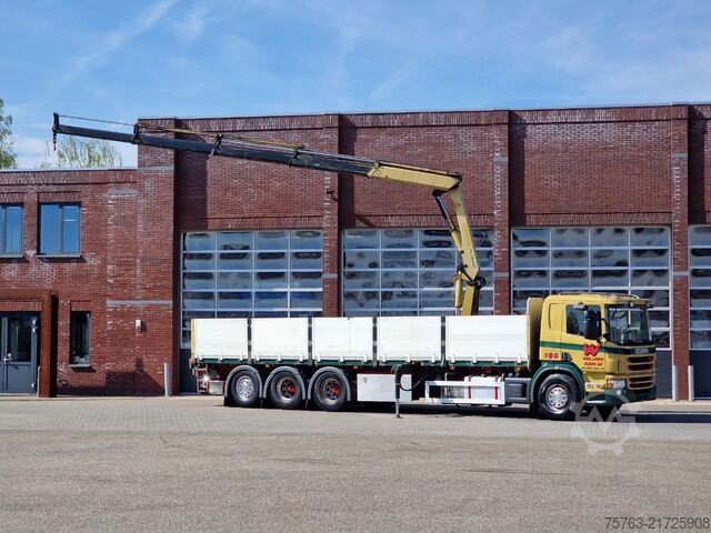 Crane truck Scania P400 8x4*4 - Palfinger PK18002-EH Crane - Exten...