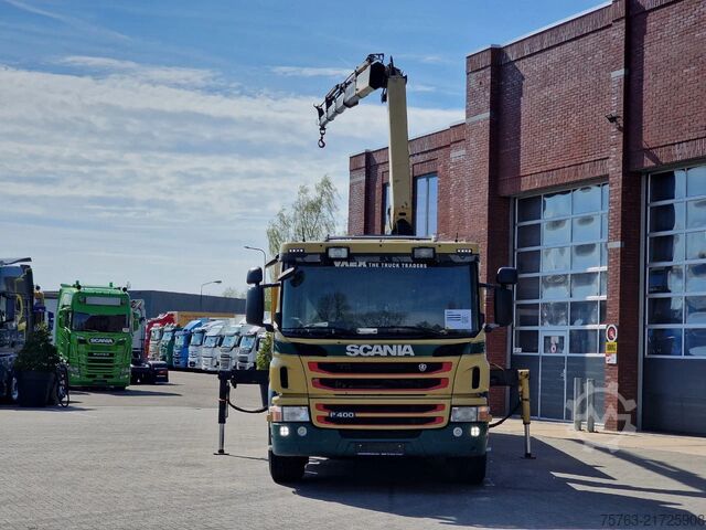 Crane truck Scania P400 8x4*4 - Palfinger PK18002-EH Crane - Exten...