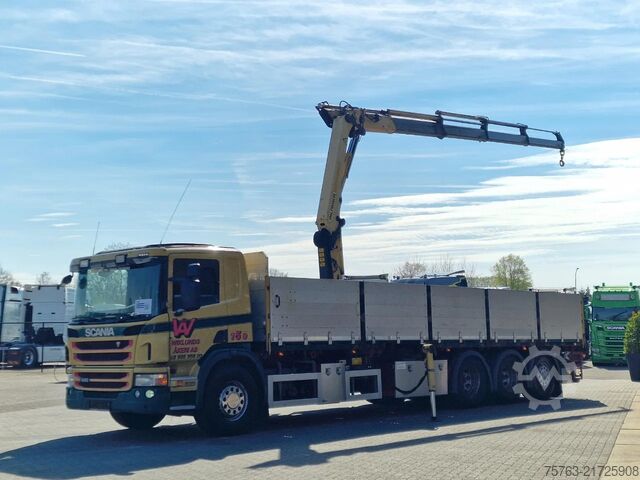 Crane truck Scania P400 8x4*4 - Palfinger PK18002-EH Crane - Exten...