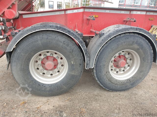 Tipper semitrailer CARNEHL 2-Achs Sattelkipper Stahl ZHKS 26m³