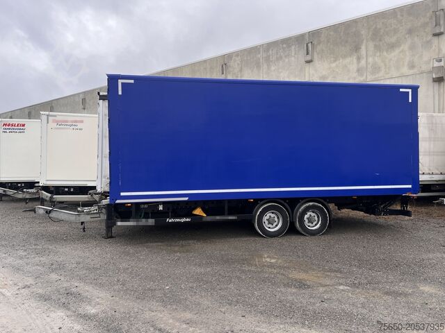 Kofferanhänger Möslein TKO 105 DL Schwebheim Tandem Koffer, Ladebordwand + Durchladbar, Wenig Benutzt