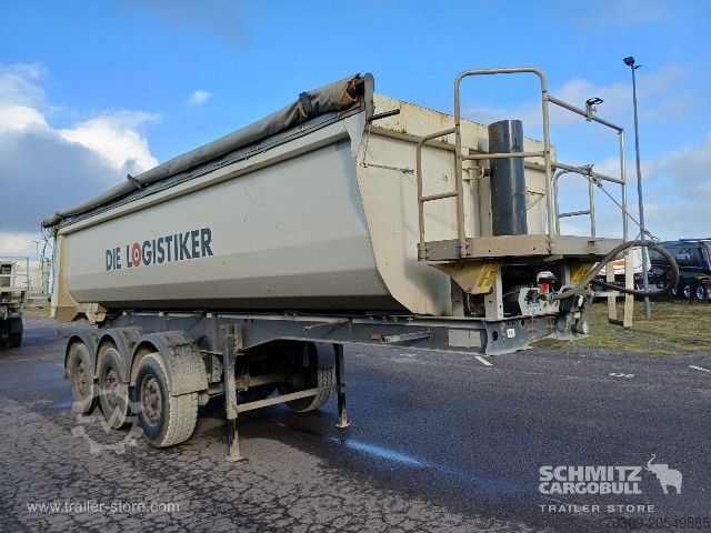 Tipper semitrailer Langendorf Kipper Stahlrundmulde 24m³