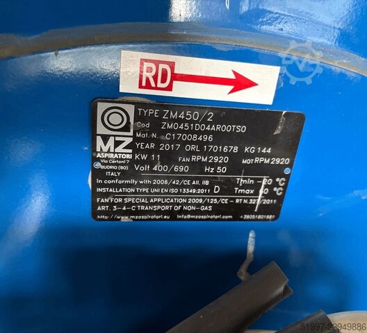 Fan MZ Aspiratori ZM 450/2
